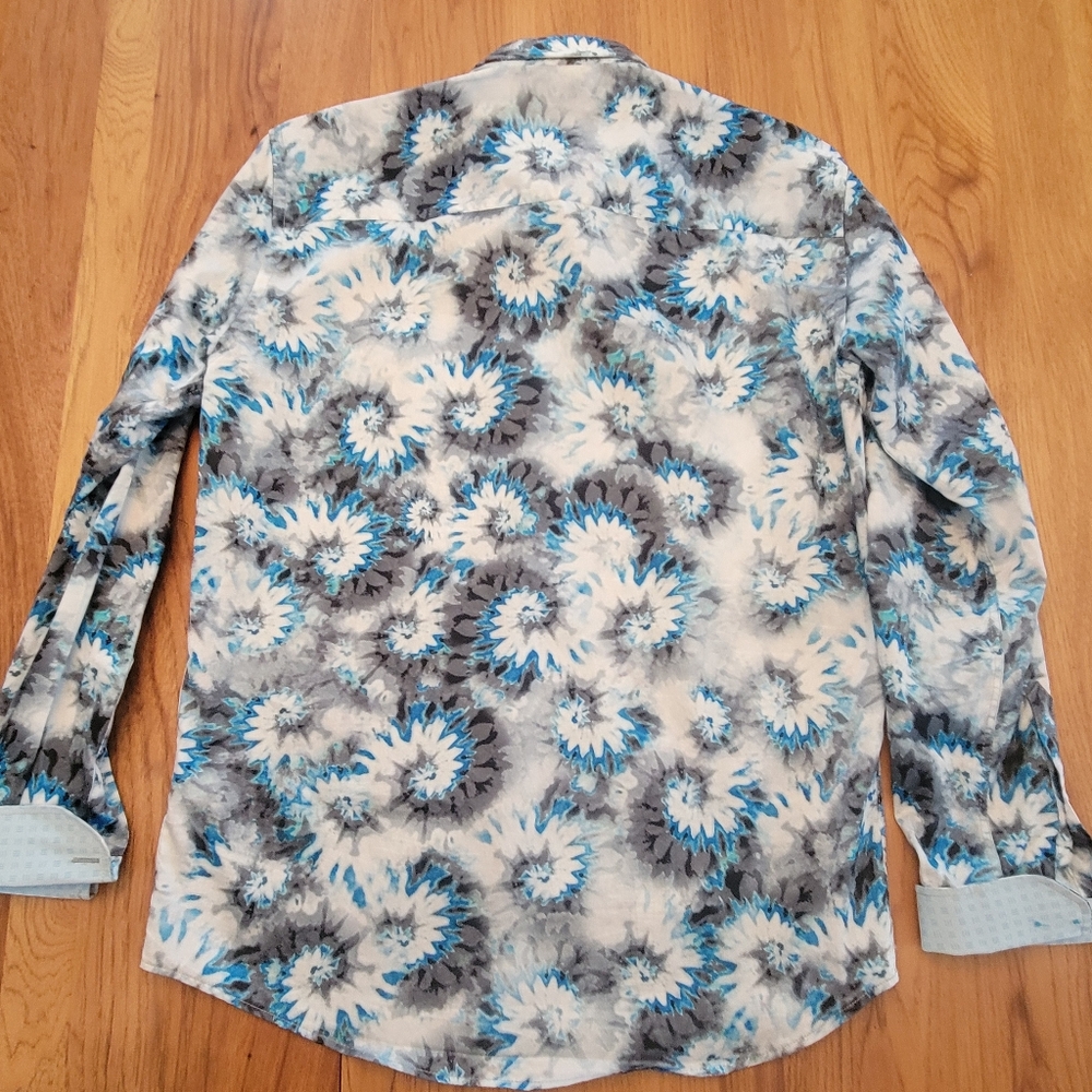 Mens Mizumi long sleeved dress shirt - Picture 6 of 7